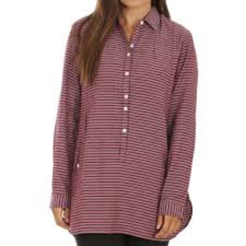 Toad&Co M Striped Mixologist Tunic Top